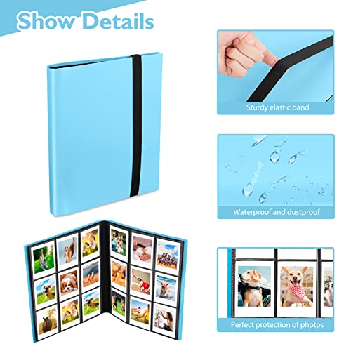 432 Pockets Photo Album for Fujifilm Instax Mini Camera, Polaroid Mini Camera, for Fujifilm Instax Mini 11 12 9 8 7+ Instant Camera (Blue)