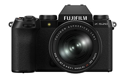 Fujifilm X-S20 Mirrorless Digital Camera XF18-55mm Lens Kit Black