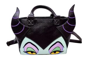 loungefly disney maleficent sleeping beauty crossbody satchel handbag purse