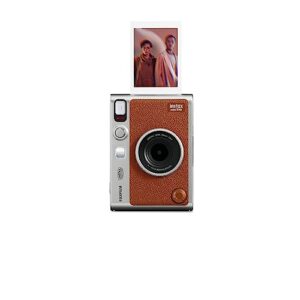 fujifilm instax mini evo instant camera - brown
