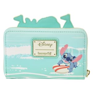 Loungefly Disney Stitch Sandcastle Beach Surprise Zip-Around Wallet