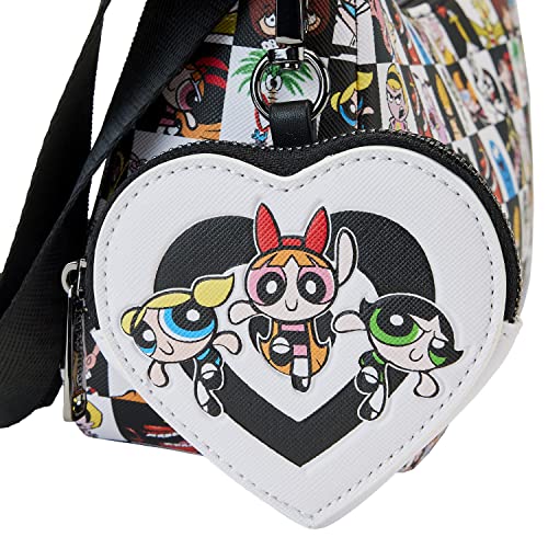 Loungefly Cartoon Network Retro Collage Crossbody Bag with Coin Pouch