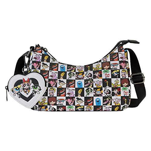 Loungefly Cartoon Network Retro Collage Crossbody Bag with Coin Pouch