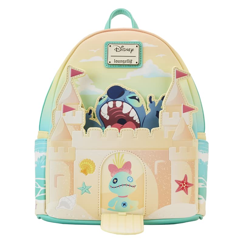 Loungefly Disney Stitch Sandcastle Beach Surprise Mini Backpack