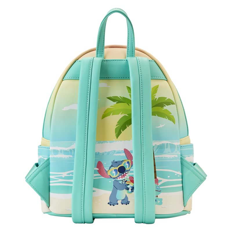 Loungefly Disney Stitch Sandcastle Beach Surprise Mini Backpack