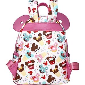 Loungefly Disney Mickey Mouse Cupcakes and Donuts Womens Double Strap Shoulder Bag Purse