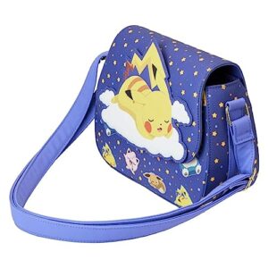 Loungefly Pokemon Sleeping Pikachu and Friends Crossbody Bag