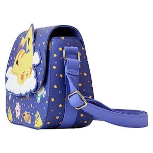 Loungefly Pokemon Sleeping Pikachu and Friends Crossbody Bag