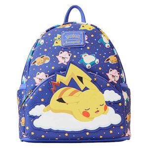 pokemon sleeping pikachu and friends mini backpack