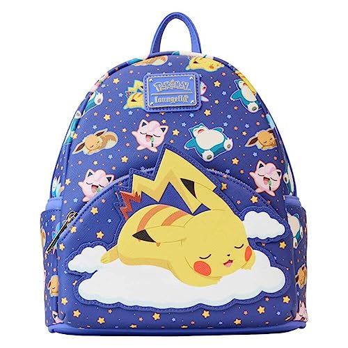 Pokemon Sleeping Pikachu and Friends Mini Backpack