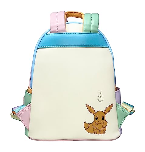 Loungefly Pokemon Eeveelutions Womens Double Strap Shoulder Bag Purse (Multi)