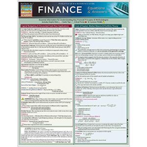 Finance Equations & Answers (Quick Study Academic)