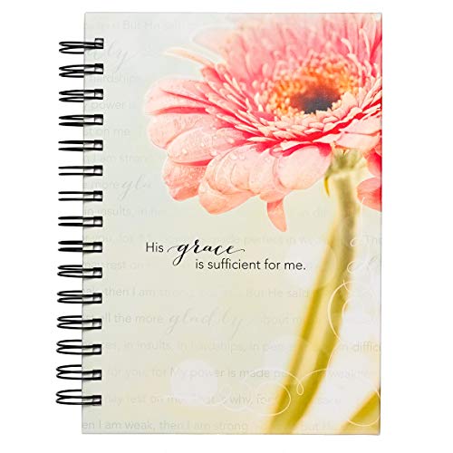 Wirebound Journal Flower-his Grace Large