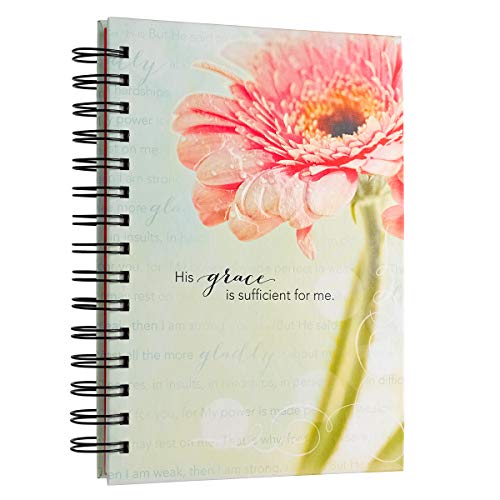 Wirebound Journal Flower-his Grace Large