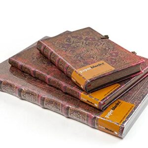 Paperblanks | Carmine | Equinoxe | Hardcover | Midi | Lined | Clasp Closure | 240 Pg | 120 GSM