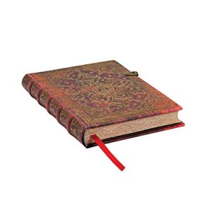 Paperblanks | Carmine | Equinoxe | Hardcover | Midi | Lined | Clasp Closure | 240 Pg | 120 GSM