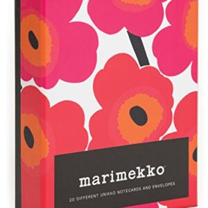 Marimekko Notes: 20 Different Unikko Notecards and Envelopes