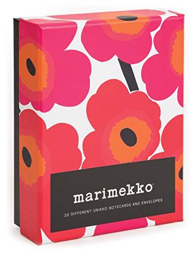 Marimekko Notes: 20 Different Unikko Notecards and Envelopes