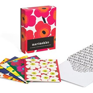 Marimekko Notes: 20 Different Unikko Notecards and Envelopes