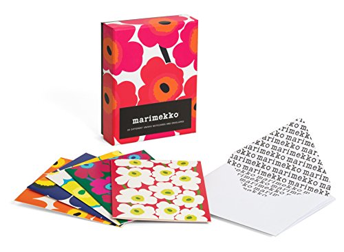 Marimekko Notes: 20 Different Unikko Notecards and Envelopes
