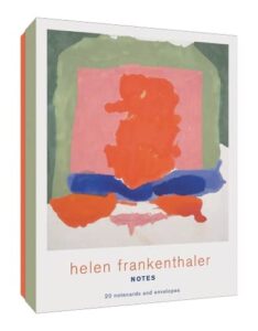 helen frankenthaler notes: 20 notecards and envelopes (abstract art stationery, famous artist note cards)
