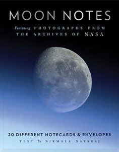 moon notes (nasa stationery set, 20 space greeting cards)