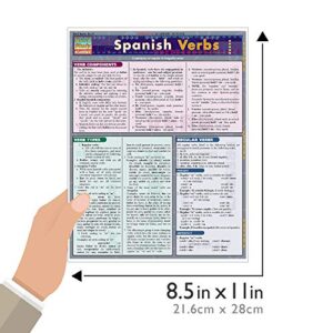 Spanish Verbs (Laminated Reference Guide; Quick Study Academic)