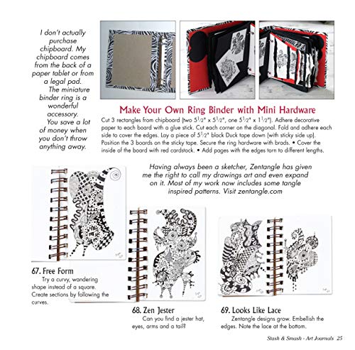 Stash and Smash: Art Journal Ideas (Design Originals) Over 120 Tips, Suggestions, Samples, & Instructions for Designing Your Own "Smash It In" Art Journals with Papers, Mementos, & Embellishments