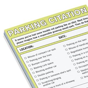 Knock Knock Nifty Note Pad, Parking Citation