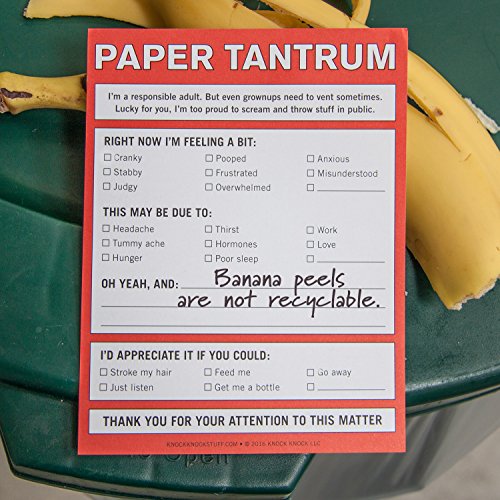 Knock Knock Paper Tantrum Nifty Note