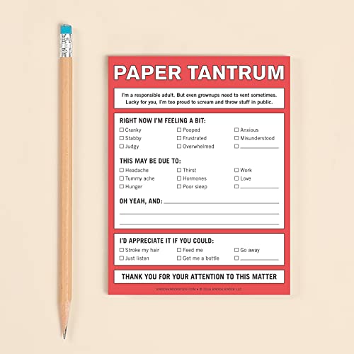 Knock Knock Paper Tantrum Nifty Note