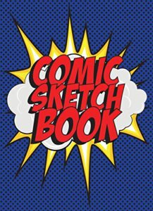 piccadilly comic sketchbook | guided artistic sketchbook & instructions | draw your own comic book | 204 pages