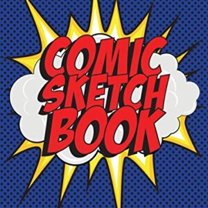 Piccadilly Comic Sketchbook | Guided Artistic Sketchbook & Instructions | Draw Your Own Comic Book | 204 Pages