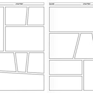 Piccadilly Comic Sketchbook | Guided Artistic Sketchbook & Instructions | Draw Your Own Comic Book | 204 Pages