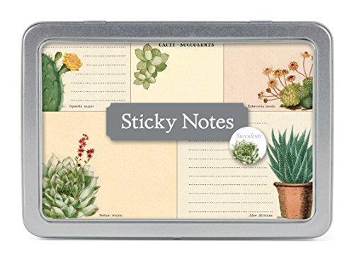 Cavallini Papers Cavallini Sticky Notes Succulents