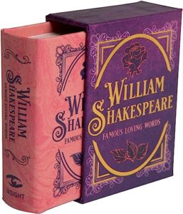 william shakespeare: famous loving words (tiny book)