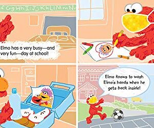 Heroes Wear Masks: Elmo's Super Adventure (a return back to school mask book for kids) (Sesame Street Scribbles)