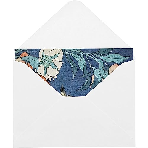 The Gifted Stationery 36-Count Assorted Box All Occasion Greeting Cards with Envelopes, Notecards, Artistic Design Inspired by Japanese Hokusai Painting, 5 x 3.5 in