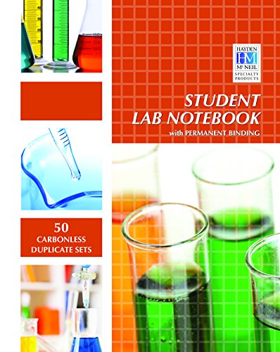 Student Lab Notebook: 100 Top Bound Carbonless Duplicate Sets