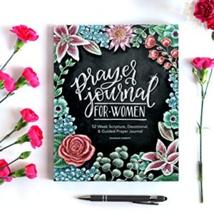 Prayer Journal for Women: 52 Week Scripture, Devotional & Guided Prayer Journal