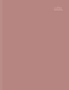 dot grid journal notebook: minimalist, 8.5 x 11, dusty pink (minimalist planner)