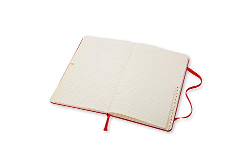 Moleskine PRO Address Book, Hard Cover, Pocket (3.5" x 5.5") Address Book, Scarlet Red