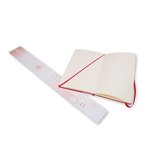 Moleskine Art Sketchbook, Hard Cover, Large (5" x 8.25") Plain/Blank, Scarlet Red, 104 Pages