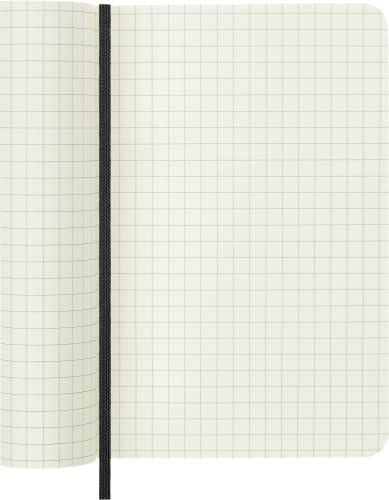 Moleskine Classic Notebook, Soft Cover, Pocket (3.5" x 5.5") Squared/Grid, Black, 192 Pages