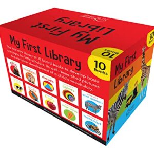 My First Library : Boxset of 10 Board Books for Kids