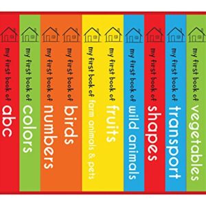 My First Library : Boxset of 10 Board Books for Kids