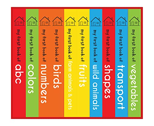 My First Library : Boxset of 10 Board Books for Kids