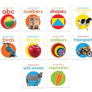 My First Library : Boxset of 10 Board Books for Kids