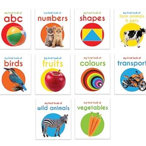 My First Library : Boxset of 10 Board Books for Kids