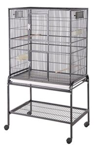 hq 32x21 flat top aviary bird flight cage w stand green